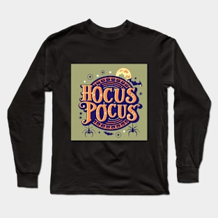 Vintage Halloween Hocus Pocus Design Long Sleeve T-Shirt